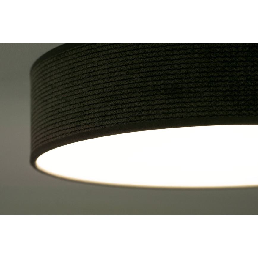 Duolla - LED Deckenleuchte CORTINA LED/26W/230V Ø 30 cm 4000K Braun