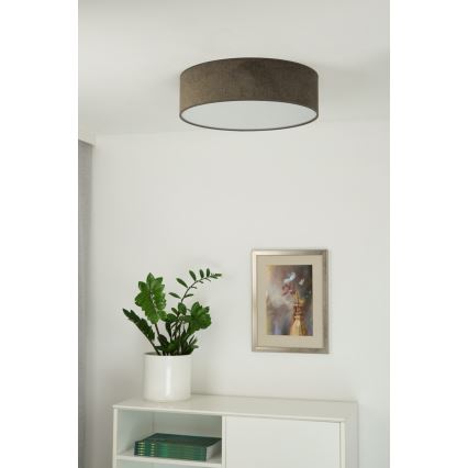 Duolla - LED Deckenleuchte CORTINA LED/26W/230V Ø 30 cm 4000K Braun
