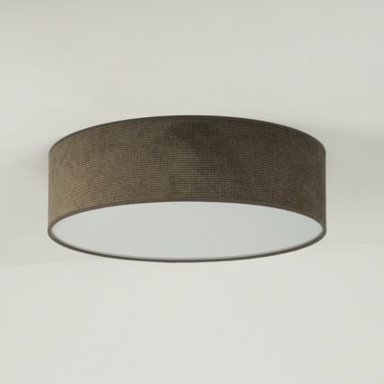Duolla - LED Deckenleuchte CORTINA LED/26W/230V Ø 30 cm 4000K Braun
