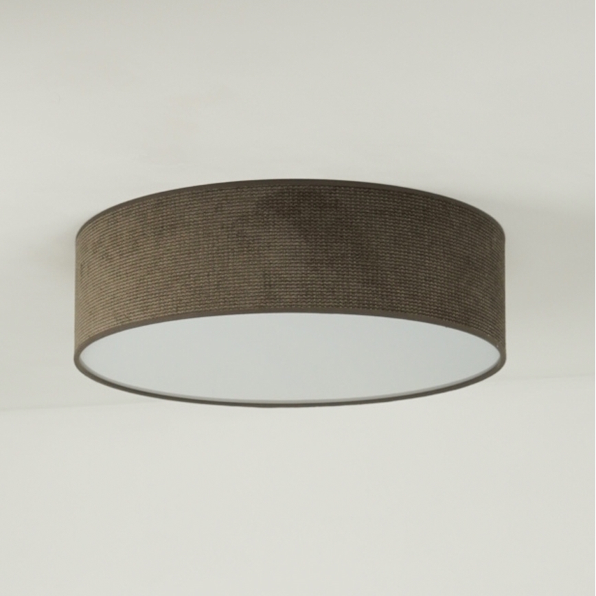 Duolla - LED Deckenleuchte CORTINA LED/26W/230V Ø 30 cm 4000K Braun