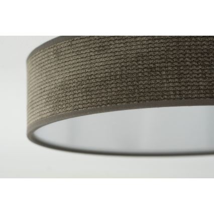Duolla - LED Deckenleuchte CORTINA LED/26W/230V Ø 30 cm 4000K Braun