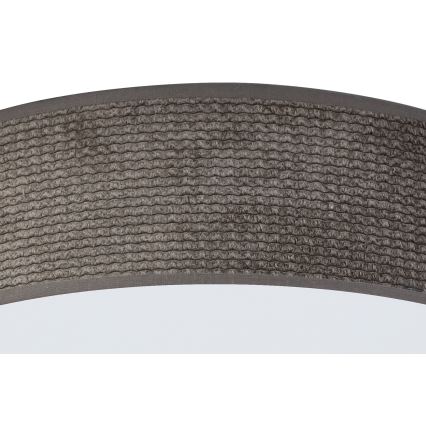 Duolla - LED Deckenleuchte CORTINA LED/26W/230V Ø 30 cm 4000K Braun