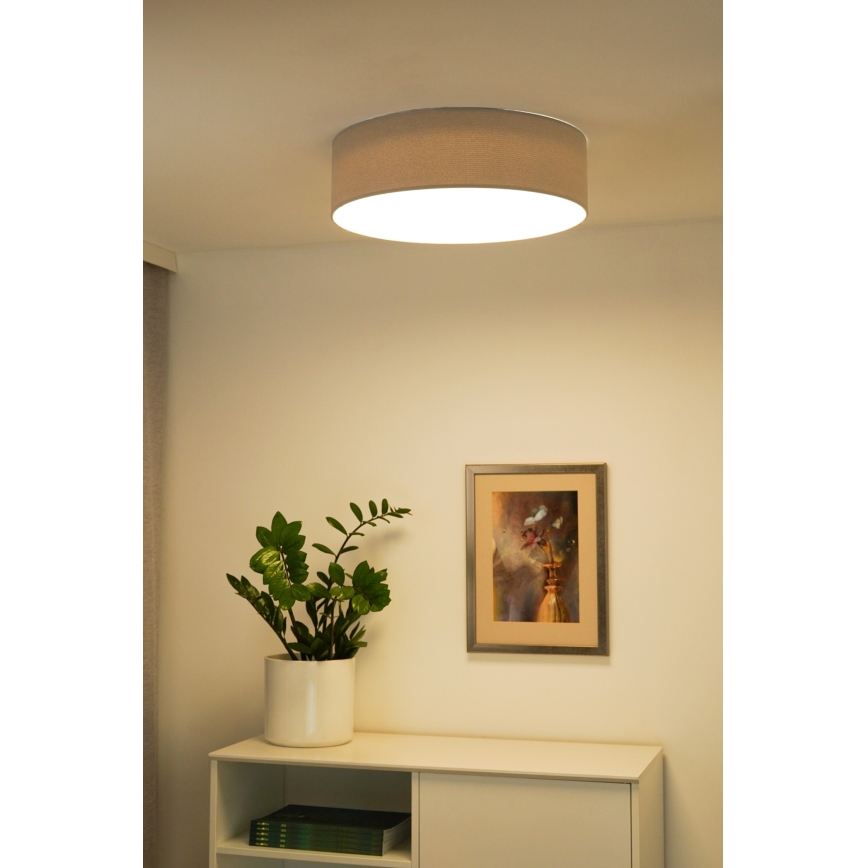 Duolla - LED Deckenleuchte CORTINA LED/26W/230V Ø 30 cm 4000K grau