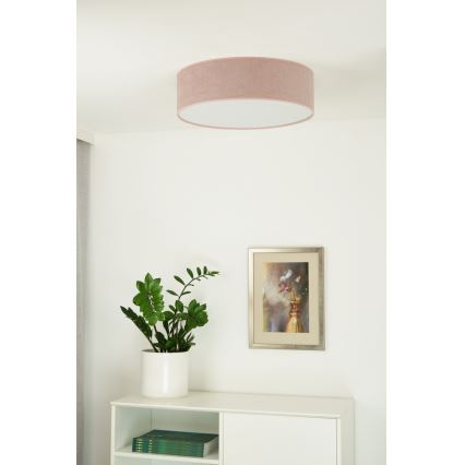 Duolla - LED Deckenleuchte CORTINA LED/26W/230V Ø 30 cm 4000K Rosa