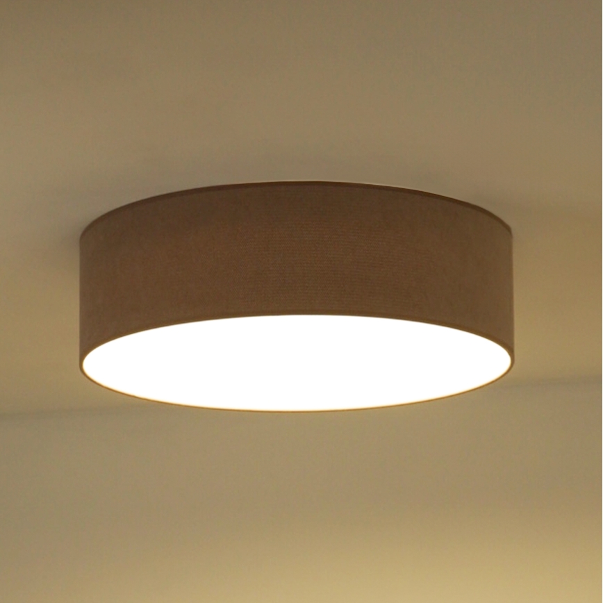 Duolla - LED Deckenleuchte CORTINA LED/26W/230V Ø 45 cm 4000K Braun