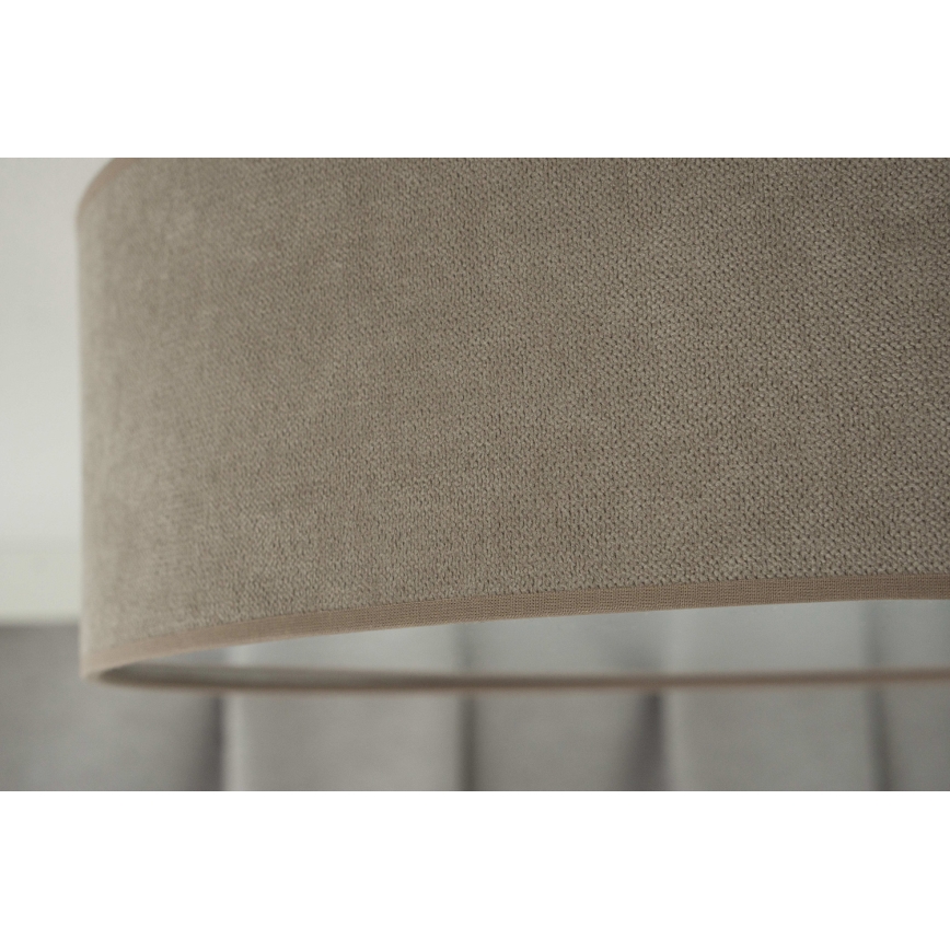 Duolla - LED Deckenleuchte CORTINA LED/26W/230V Ø 45 cm 4000K Braun