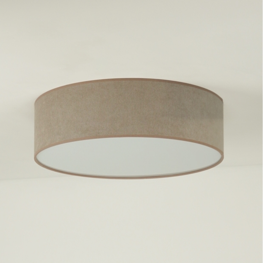 Duolla - LED Deckenleuchte CORTINA LED/26W/230V Ø 45 cm 4000K Braun