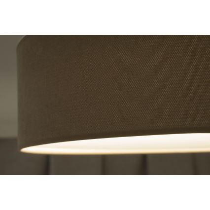 Duolla - LED Deckenleuchte CORTINA LED/26W/230V Ø 45 cm 4000K Braun
