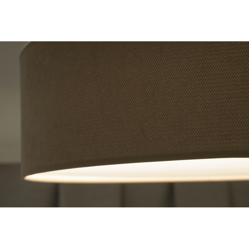 Duolla - LED Deckenleuchte CORTINA LED/26W/230V Ø 45 cm 4000K Braun