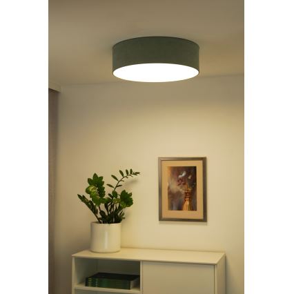 Duolla - LED Deckenleuchte CORTINA LED/26W/230V Ø 45 cm 4000K Türkis