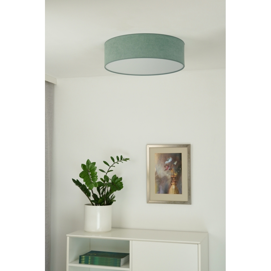Duolla - LED Deckenleuchte CORTINA LED/26W/230V Ø 45 cm 4000K Türkis