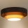Duolla - LED-Deckenleuchte LUNETA LED/26W/230V d 60 cm 4000K braun/golden/cremefarben