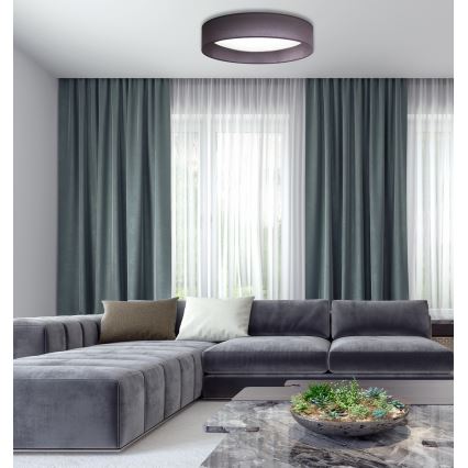 Duolla - LED-Deckenleuchte ROLLER LED/24W/230V d 45 cm anthrazit