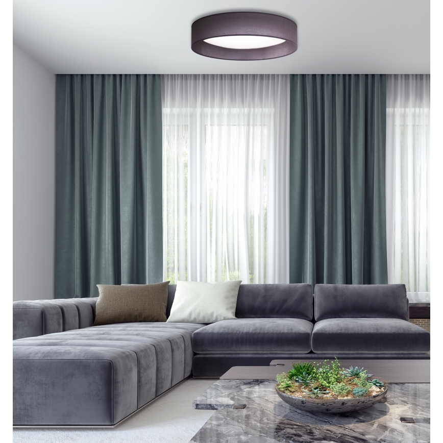 Duolla - LED-Deckenleuchte ROLLER LED/24W/230V d 45 cm anthrazit