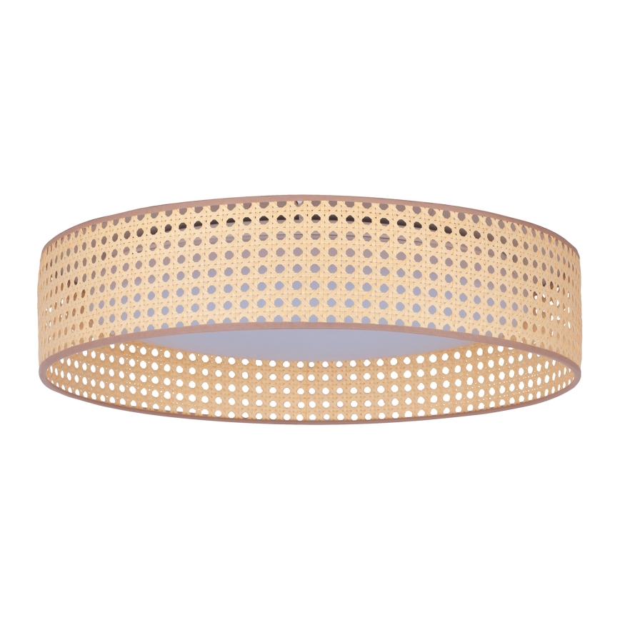 Duolla - LED-Deckenleuchte ROLLER LED/24W/230V d 45 cm Rattan
