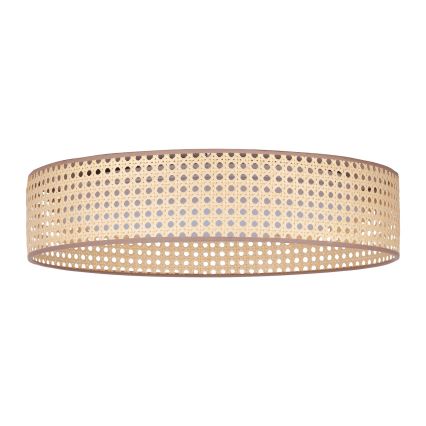 Duolla - LED-Deckenleuchte ROLLER LED/24W/230V d 45 cm Rattan