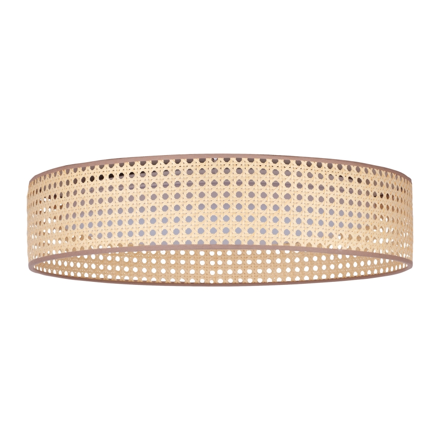 Duolla - LED-Deckenleuchte ROLLER LED/24W/230V d 45 cm Rattan