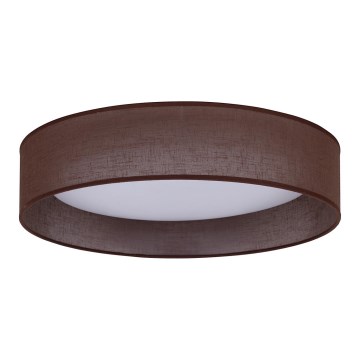 Duolla - LED-Deckenleuchte ROLLER LED/24W/230V dunkel d 45 cm braun