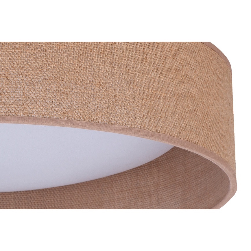 Duolla - LED-Deckenleuchte ROLLER LED/24W/230V Leuchte d 45 cm braun