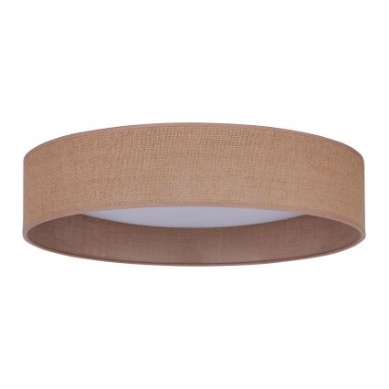 Duolla - LED-Deckenleuchte ROLLER LED/24W/230V Leuchte d 45 cm braun