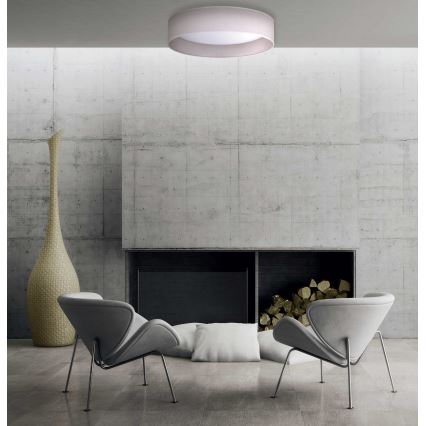 Duolla - LED-Deckenleuchte ROLLER LED/24W/230V Leuchte d 45 cm grau