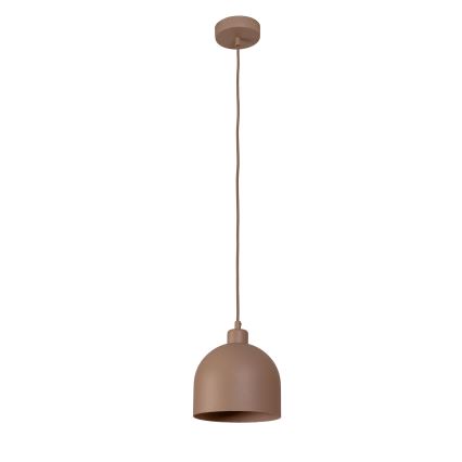 Duolla - Pendelleuchte an Kabel IRONLINE 1xE27/15W/230V Ø 17 cm, Beige