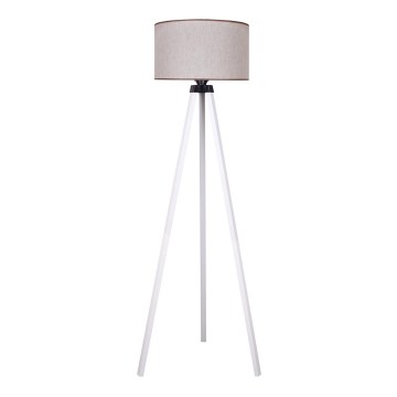 Duolla - Stehleuchte 1xE27/60W/230V d 44 cm beige/weiß