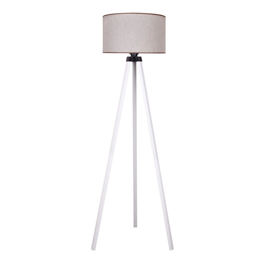 Duolla - Stehleuchte 1xE27/60W/230V d 44 cm beige/weiß