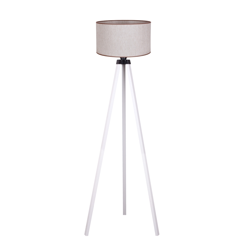 Duolla - Stehleuchte 1xE27/60W/230V d 44 cm beige/weiß