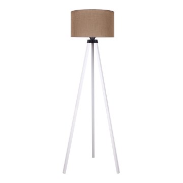 Duolla - Stehleuchte 1xE27/60W/230V d 44 cm braun/weiß
