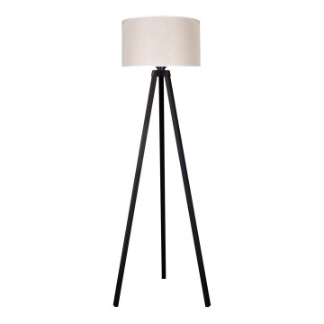Duolla - Stehleuchte 1xE27/60W/230V d 44 cm cremefarben/Wenge