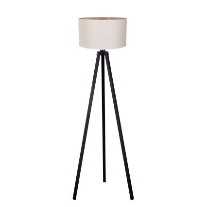 Duolla - Stehleuchte 1xE27/60W/230V d 44 cm cremefarben/Wenge