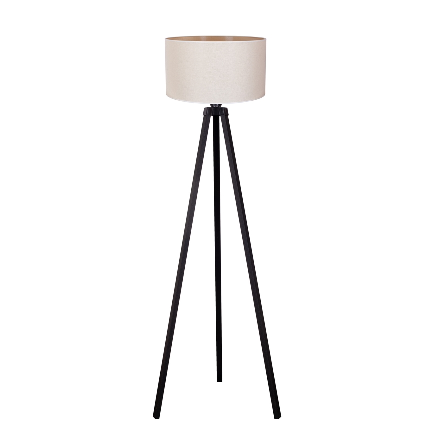 Duolla - Stehleuchte 1xE27/60W/230V d 44 cm cremefarben/Wenge