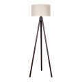Duolla - Stehleuchte 1xE27/60W/230V d 44 cm cremefarben/Wenge