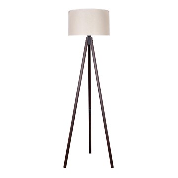 Duolla - Stehleuchte 1xE27/60W/230V d 44 cm cremefarben/Wenge