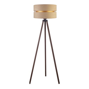 Duolla - Stehleuchte DUO 1xE27/60W/230V d 44 cm beige/braun