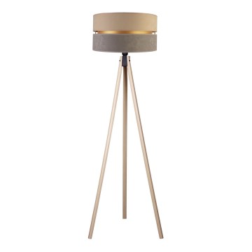 Duolla - Stehleuchte DUO 1xE27/60W/230V d 44 cm beige/grau/beige