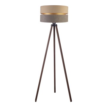 Duolla - Stehleuchte DUO 1xE27/60W/230V d 44 cm beige/grau/braun
