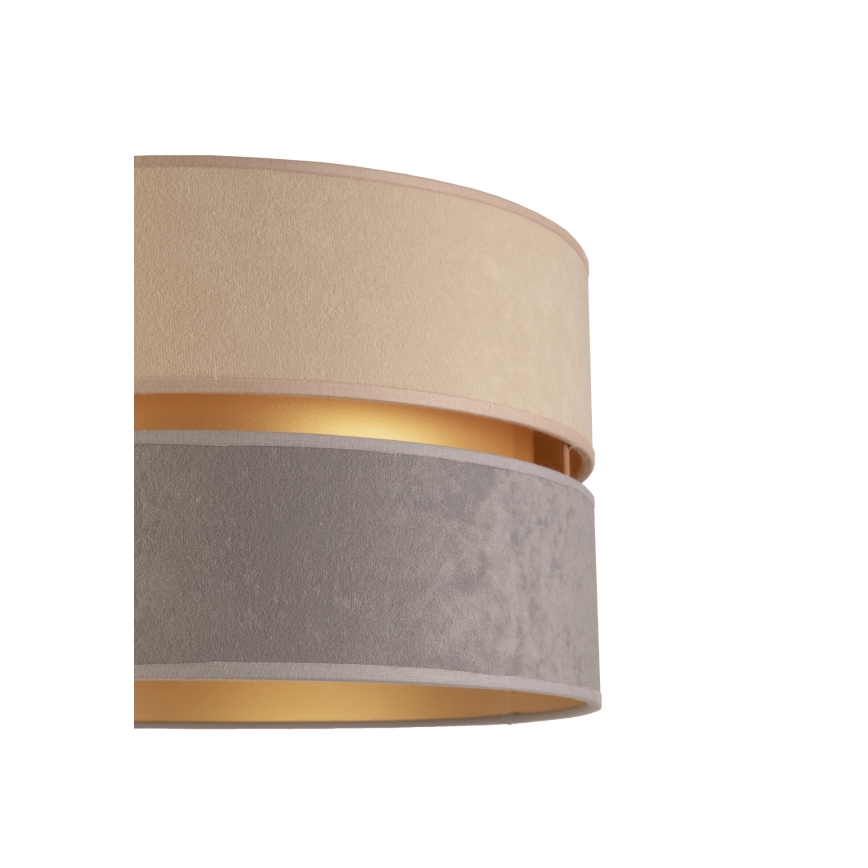 Duolla - Stehleuchte DUO 1xE27/60W/230V d 44 cm beige/grau/Wenge