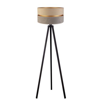 Duolla - Stehleuchte DUO 1xE27/60W/230V d 44 cm beige/grau/Wenge