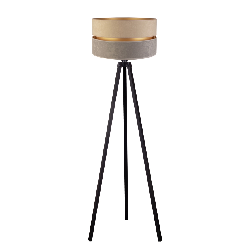 Duolla - Stehleuchte DUO 1xE27/60W/230V d 44 cm beige/grau/Wenge