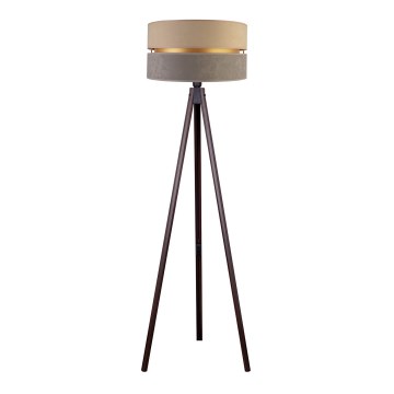Duolla - Stehleuchte DUO 1xE27/60W/230V d 44 cm beige/grau/Wenge
