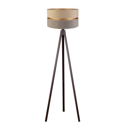 Duolla - Stehleuchte DUO 1xE27/60W/230V d 44 cm beige/grau/Wenge