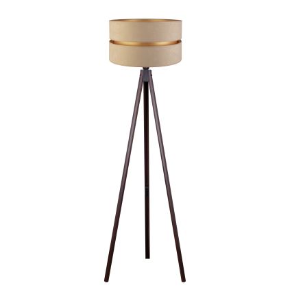 Duolla - Stehleuchte DUO 1xE27/60W/230V d 44 cm beige/Wenge