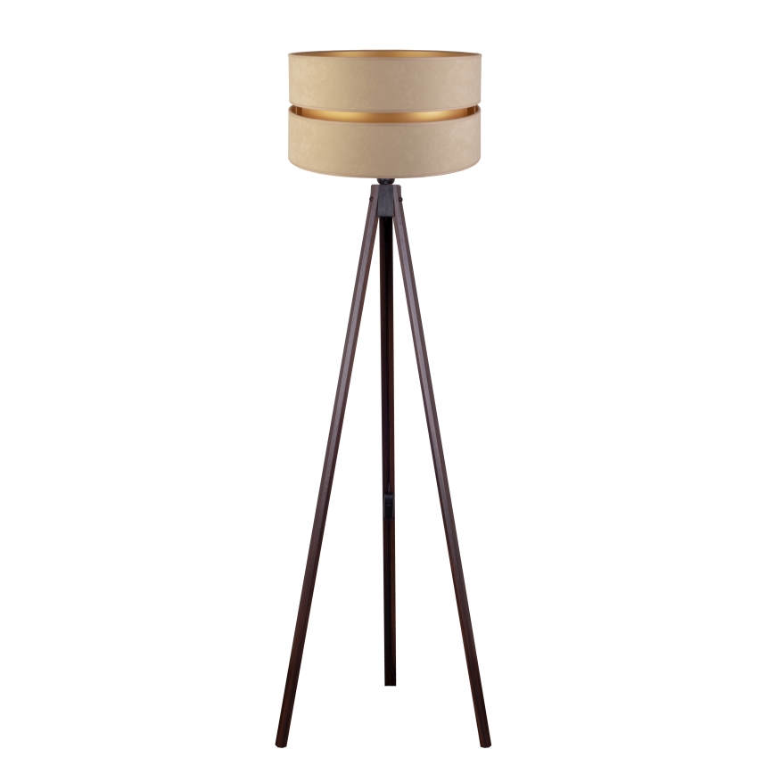 Duolla - Stehleuchte DUO 1xE27/60W/230V d 44 cm beige/Wenge