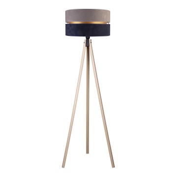 Duolla - Stehleuchte DUO 1xE27/60W/230V d 44 cm grau/blau/beige