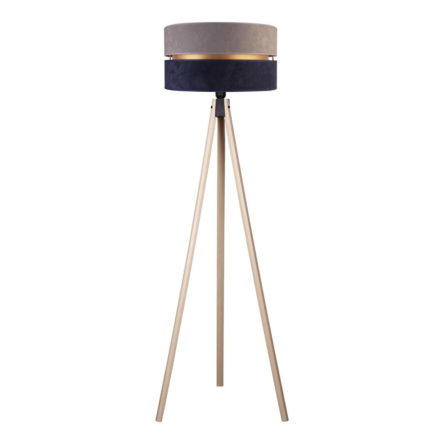 Duolla - Stehleuchte DUO 1xE27/60W/230V d 44 cm grau/blau/beige