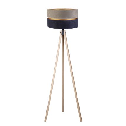 Duolla - Stehleuchte DUO 1xE27/60W/230V d 44 cm grau/blau/beige