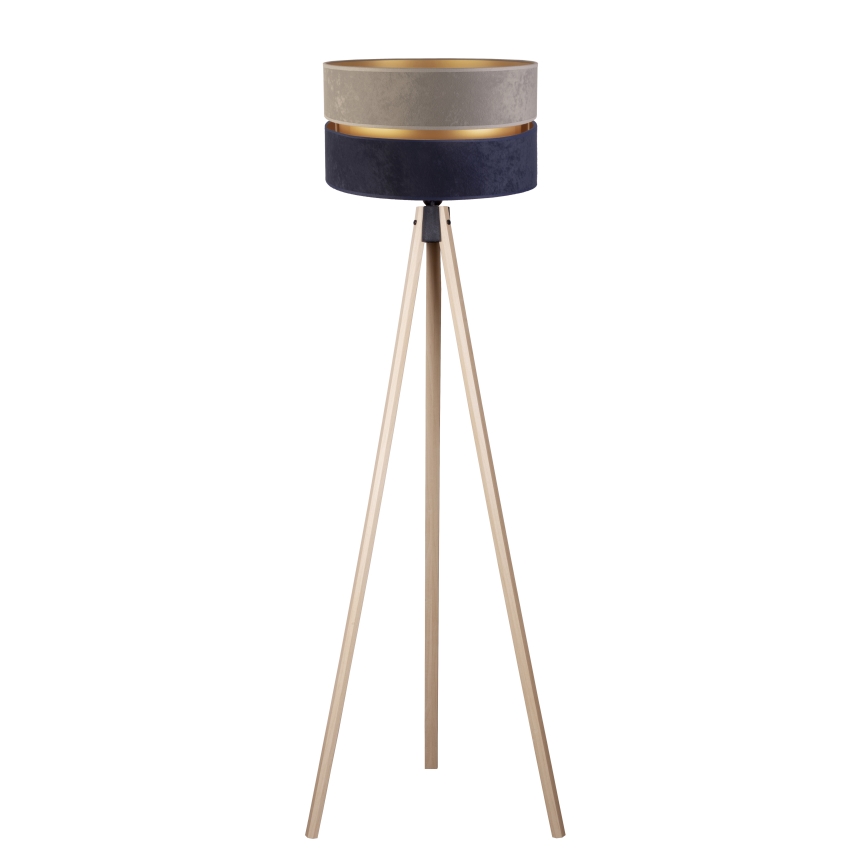 Duolla - Stehleuchte DUO 1xE27/60W/230V d 44 cm grau/blau/beige