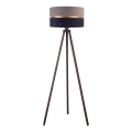 Duolla - Stehleuchte DUO 1xE27/60W/230V d 44 cm grau/blau/braun